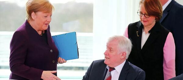 Немецкий министр отказался пожать руку Меркель из-за коронавируса - 俄罗斯卫星通讯社