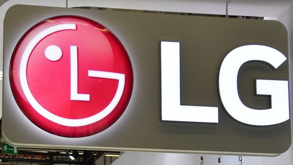 Стенд компании LG на международном автомобильном салоне во Франкфурте. - 俄罗斯卫星通讯社