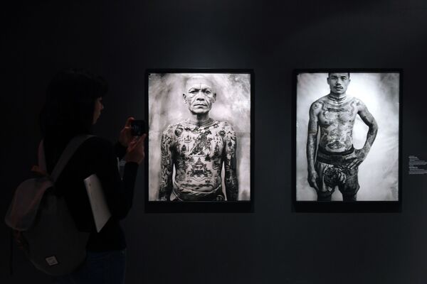 普希金造型艺术博物馆举行的纹身展  - 俄罗斯卫星通讯社