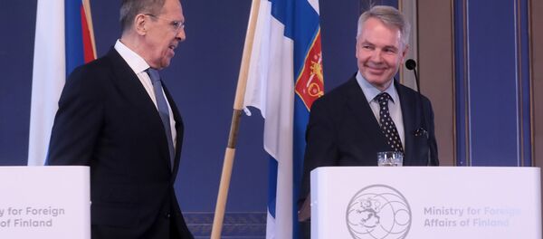 Министр иностранных дел РФ Сергей Лавров и министр иностранных дел Финляндии Пекка Хаависто в Хельсинки - 俄羅斯衛星通訊社