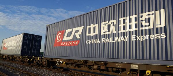 Китайский грузовой контейнер Китайский грузовой контейнер - 俄罗斯卫星通讯社