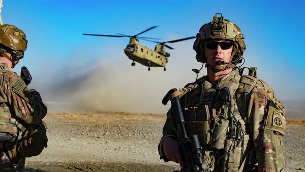 Американские военные в Афганистане. - 俄羅斯衛星通訊社