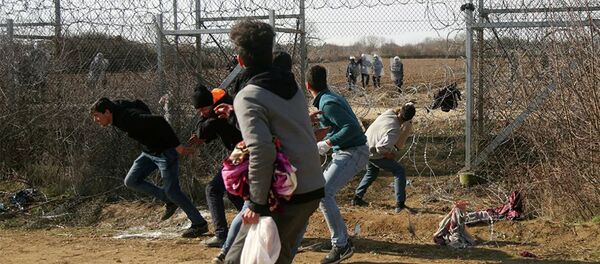 Мигранты на турецко-греческой границе - 俄罗斯卫星通讯社