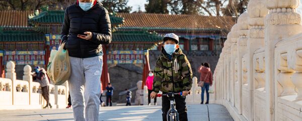 Китай Пекин коронавирус маски - 俄罗斯卫星通讯社