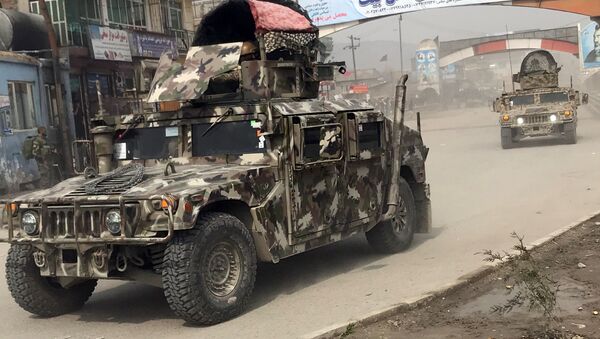 Службы безопасности рядом с местом, где произошла атака. Кабул. Афганистан. 6 марта 2020 - 俄羅斯衛星通訊社