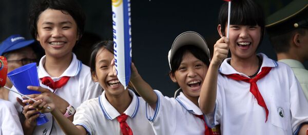 Веселые китайские школьники - 俄羅斯衛星通訊社