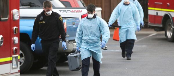 Медицинский персонал в американском городе Киркланд - 俄罗斯卫星通讯社