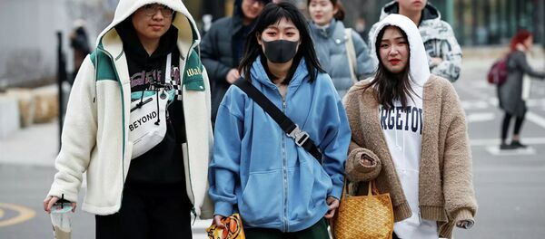 Девушки в китайском квартале в Чикаго Девушки в китайском квартале в Чикаго - 俄羅斯衛星通訊社