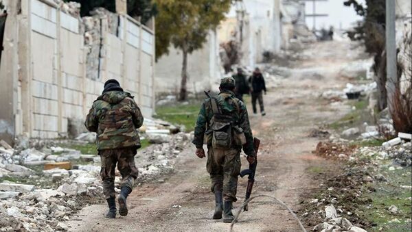 Сирийские военные в провинции Алеппо - 俄罗斯卫星通讯社