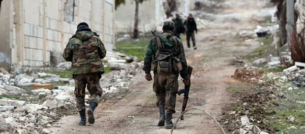 Сирийские военные в провинции Алеппо - 俄罗斯卫星通讯社