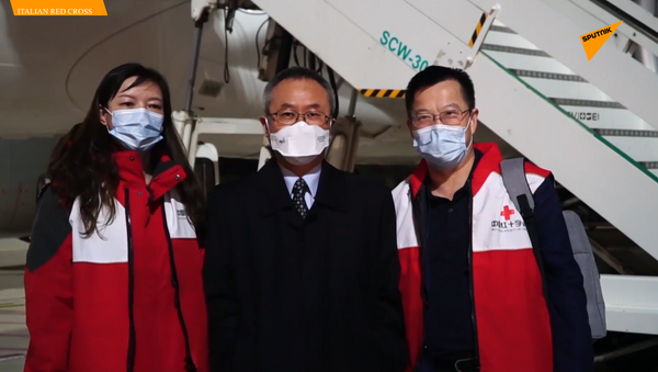 Китайский Красный Крест привез 30 тонн медикаментов в Италию - 俄羅斯衛星通訊社