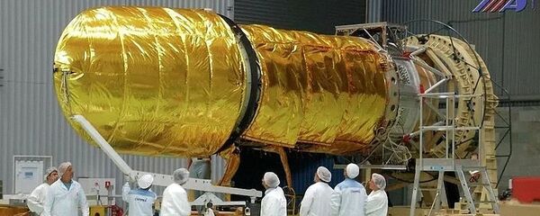 Космическая обсерватория Спектр-УФ в цехе НПО имени Лавочкина Космическая обсерватория Спектр-УФ в цехе НПО имени Лавочкина - 俄羅斯衛星通訊社