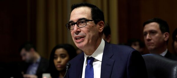 Министр финансов США Стивен Мнучин - 俄罗斯卫星通讯社