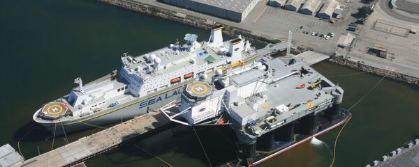 Сборочно-командное судно плавучего космодрома Морской старт - 俄罗斯卫星通讯社