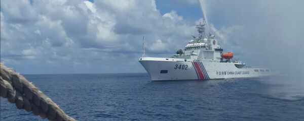 Сотрудники береговой охраны Китая - 俄羅斯衛星通訊社