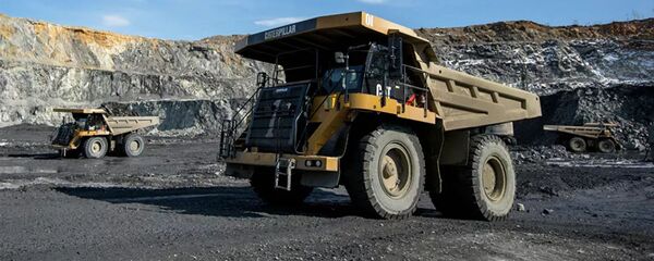 Золотоносный карьер в Амурской области. Золотоносный карьер в Амурской области. - 俄罗斯卫星通讯社