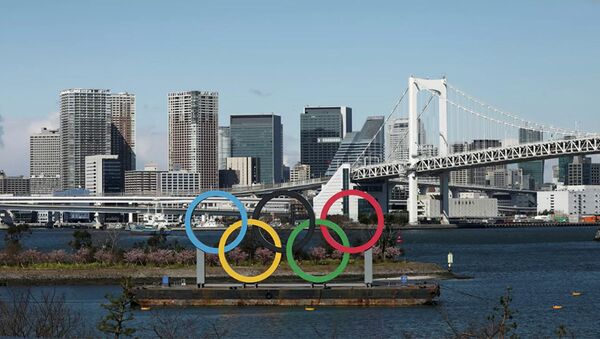 Олимпийские кольца в Токио - 俄罗斯卫星通讯社