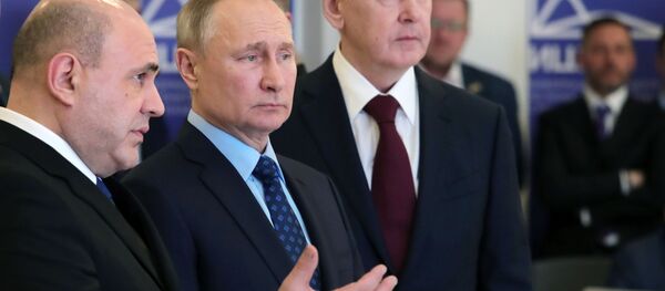 普京视察俄罗斯新冠疫情监测信息中心 - 俄罗斯卫星通讯社