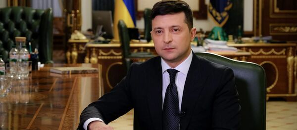 Обращение президента Украины Владимира Зеленского в связи с введением карантина Обращение президента Украины Владимира Зеленского в связи с введением карантина - 俄羅斯衛星通訊社