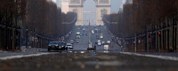 Елисейские Поля в Париже. Коронавирус. Франция Елисейские Поля в Париже. Коронавирус. Франция - 俄罗斯卫星通讯社