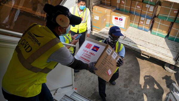 中国抗疫医疗专家组携带8.1吨援助物资抵达柬埔寨 - 俄罗斯卫星通讯社