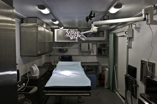 俄罗斯国防出口公司准备出口战役用国产方舱式“野战流动医院”和自控野战营地 - 俄罗斯卫星通讯社