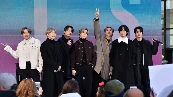 Участники южнокорейской группы BTS - 俄羅斯衛星通訊社