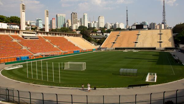 Бразильский футбольный стадион Estadio do Pacaembu - 俄羅斯衛星通訊社