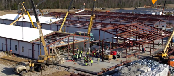 莫斯科新区正在建设方舱医院 - 俄罗斯卫星通讯社