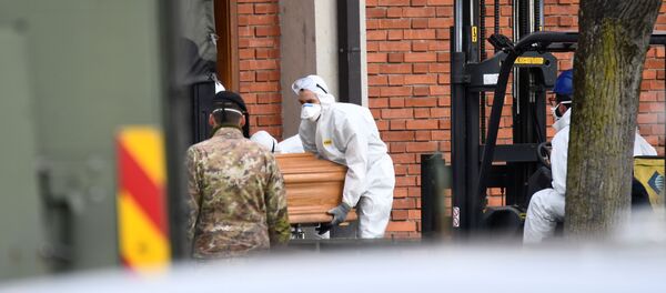 Смерть от коронавируса в Италии - 俄羅斯衛星通訊社