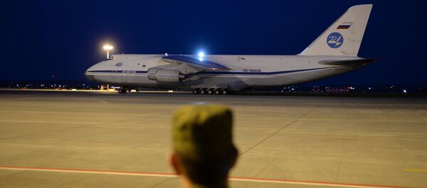 Российский военно-транспортный самолет Ан-124. - 俄羅斯衛星通訊社