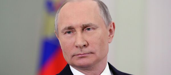 Президент РФ Владимир Путин  - 俄罗斯卫星通讯社