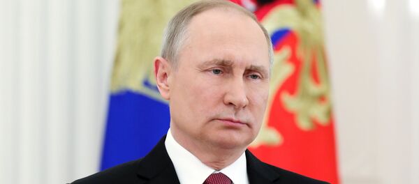 Президент РФ Владимир Путин  - 俄罗斯卫星通讯社