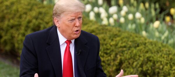 Трамп во время интервью телеканалу Fox News - 俄罗斯卫星通讯社