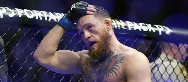 Ирландский боец Конор Макгрегор после проигрыша Хабибу Нурмагомедову в Лас-Вегасе, США - 俄罗斯卫星通讯社