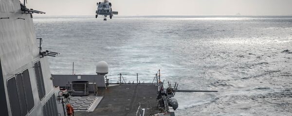 Недавний проход американского ракетного эсминца USS McCampbell  через Тайваньский пролив.25.03.20 - 俄羅斯衛星通訊社