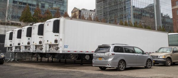 Рефрижераторы для хранения тел в Нью-Йорке - 俄羅斯衛星通訊社