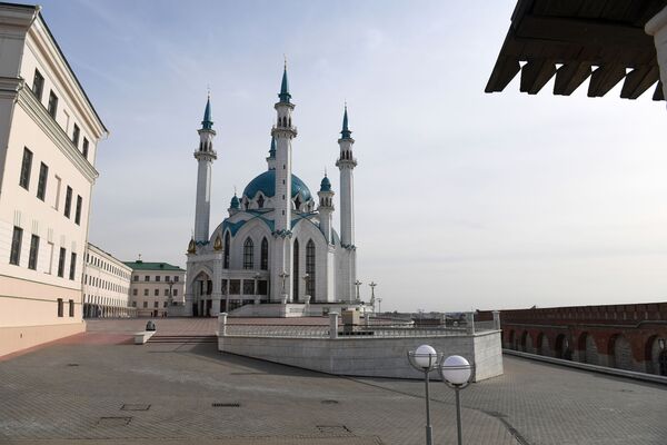 Мечеть Кул-Шариф на территории Казанского кремля - 俄罗斯卫星通讯社
