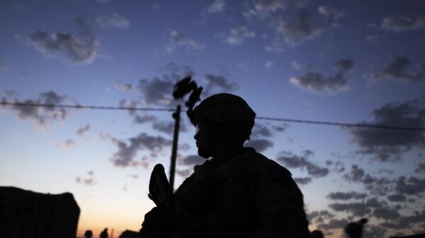 Солдат американской армии в провинции Киркук, Ирак  - 俄羅斯衛星通訊社