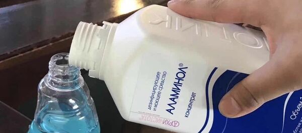 俄紧急情况部介绍如何配制预防新冠肺炎消毒液 - 俄罗斯卫星通讯社