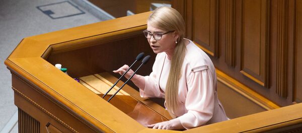 Лидер партии Батькивщина Юлия Тимошенко  - 俄羅斯衛星通訊社