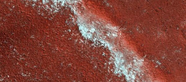 Изображение инопланетного образования на поверхности Марса, напоминающее тирамису - 俄罗斯卫星通讯社