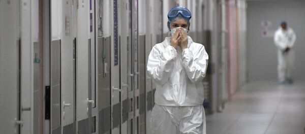 Медицинский работник в больнице Медицинский работник в больнице - 俄羅斯衛星通訊社