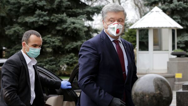 Бывший президент Украины, лидер партии Европейская солидарность Петр Порошенко  - 俄罗斯卫星通讯社