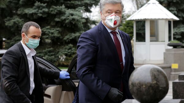 Бывший президент Украины, лидер партии Европейская солидарность Петр Порошенко  - 俄羅斯衛星通訊社