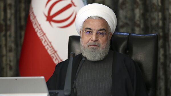 Президент Ирана Хасан Роухани на заседании кабинета министров в Тегеране - 俄罗斯卫星通讯社