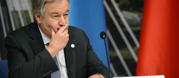 Генеральный секретарь ООН Антониу Гутерреш - 俄罗斯卫星通讯社