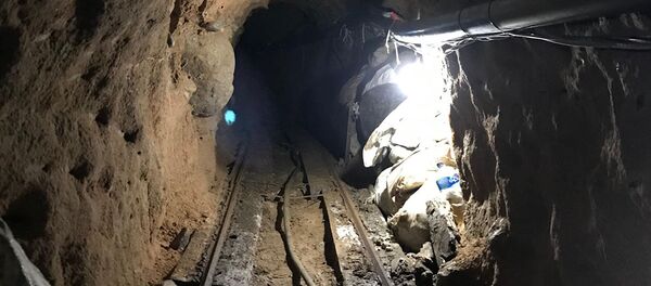 600-метровый тоннель на границе США и Мексики - 俄罗斯卫星通讯社