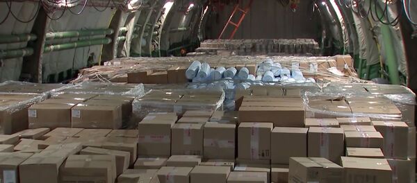 Россия отправила гуманитарную помощь США в борьбе с коронавирусом  - 俄罗斯卫星通讯社