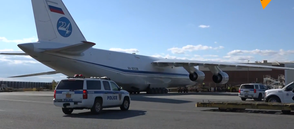 搭載俄羅斯醫療物資的軍機已飛抵紐約 - 俄羅斯衛星通訊社